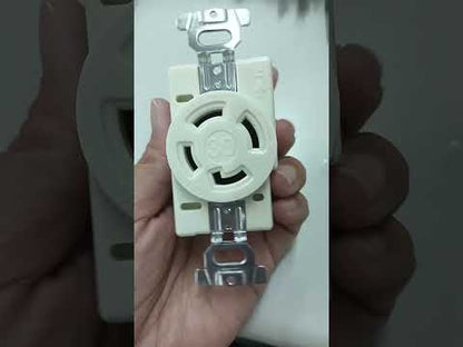 Panasonic 30A Twist Lock Outlet 3P+E (4P) 250V (NEMA L6) WF2430 Twistlock Outlet 30A 3P+E (4P) Electx Electrical Supply