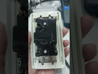 Panasonic 30A Twist Lock Outlet with Plate Cover 2P+E (3P) 250V (NEMA L6) WF2330 and WNF6254W-8, Twistlock