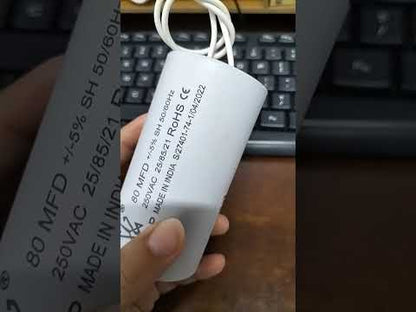 SYSCAP Motor Running Capacitor 80MFD 250V AC