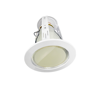 Firefly 4" Pinlight Casing with Glass Cover E27 10A, 4" Downlight Fixture with Glass Cover E27 10A FD301WH4