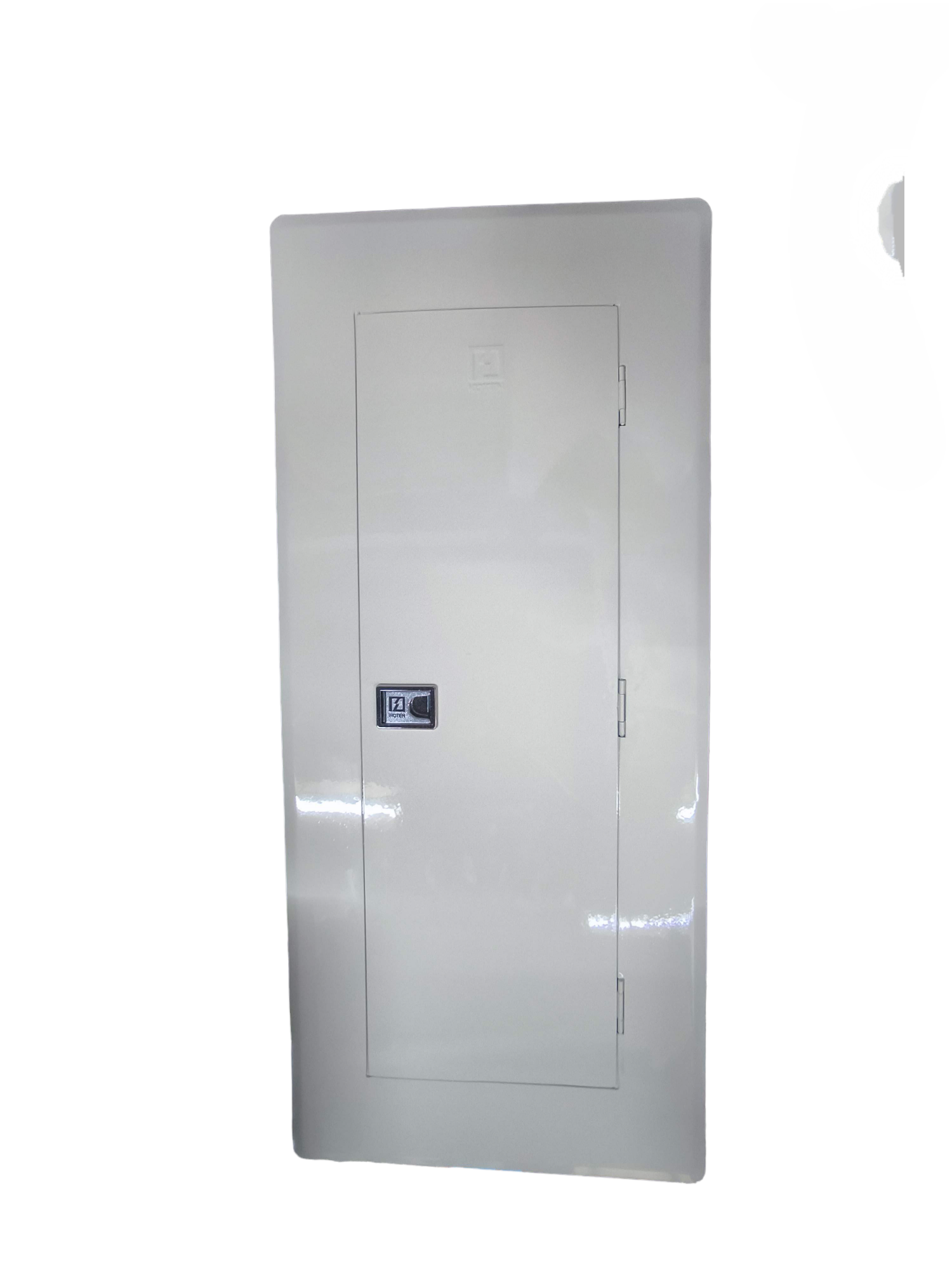 Panel Board 225A 2Pole 250SPS Koten metal electrical panel with closed door and latch white finish