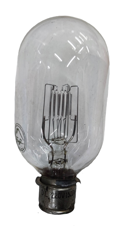 Fuji incandescent projector lamp 1500W B22 220V bulb with clear glass and visible filament