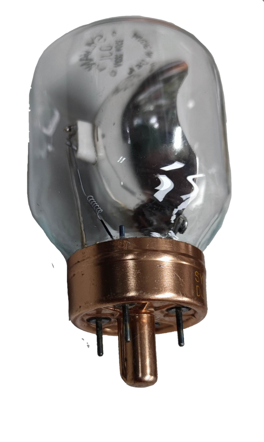 Sylvania incandescent bulb 150W 120V projector lamp 4 pins with clear glass and copper base