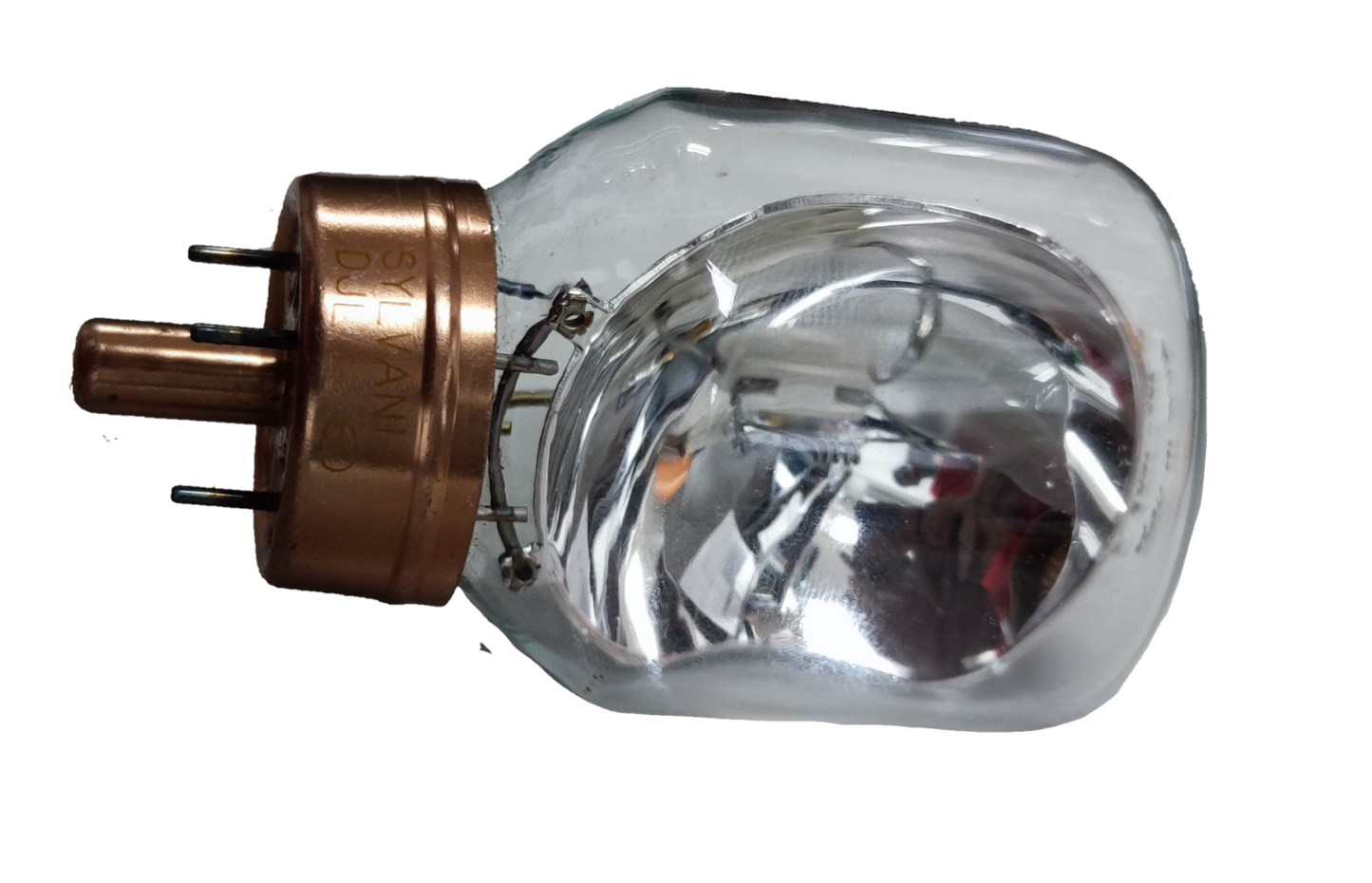Sylvania incandescent bulb 150W 120V Projector Lamp 4 Pins with clear glass and metal base