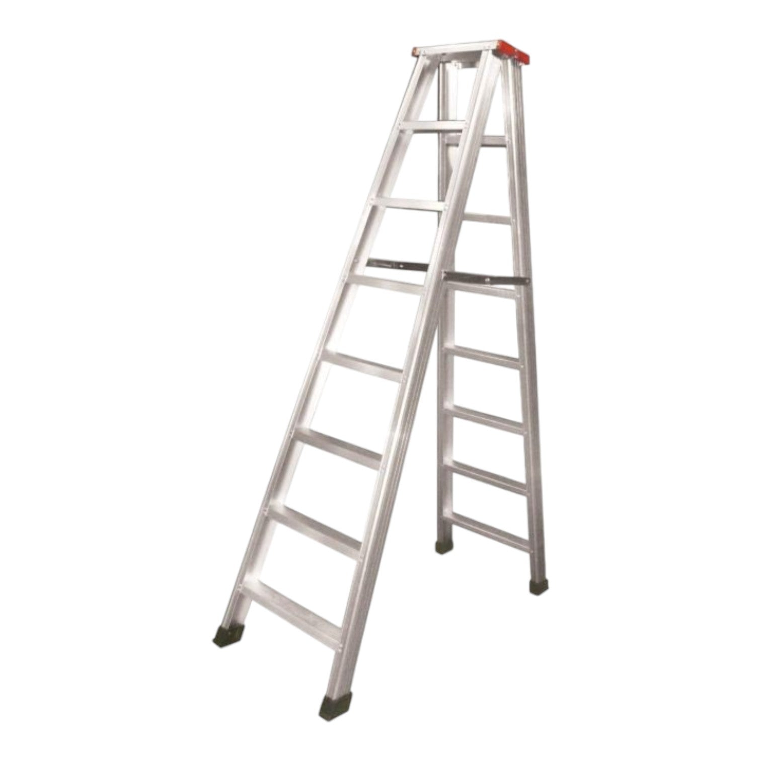 Tailee 12 Step Double Sided A Type Ladder aluminum double sided A frame stepladder with nonslip feet