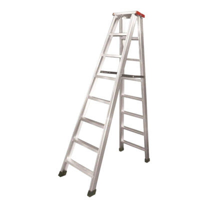 Tailee 12 Step Double Sided A Type Ladder aluminum double sided A frame stepladder with nonslip feet
