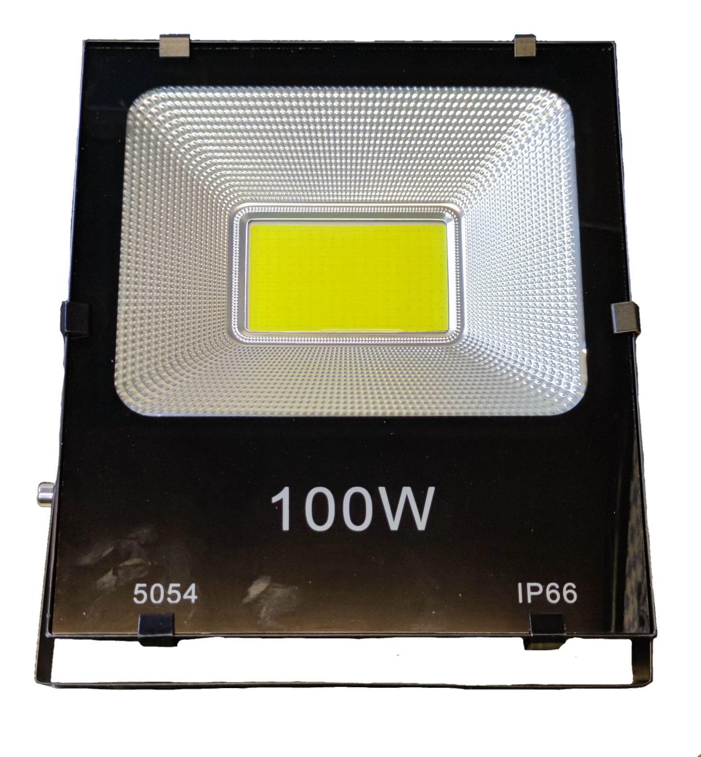 Denko 100W IP66 outdoor LED floodlight daylight black housing with reflective COB panel for outdoor wall mounting