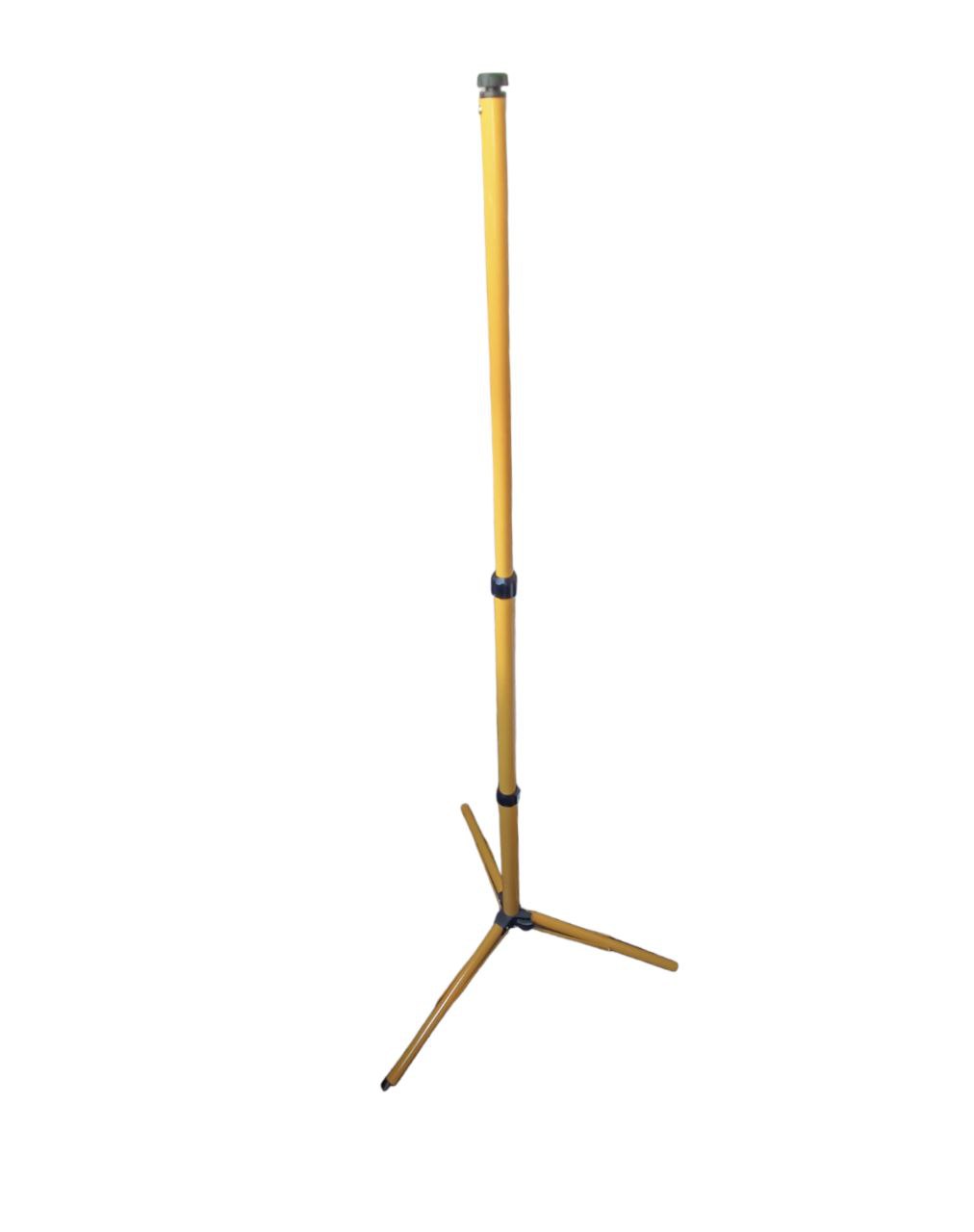 Electx Electrical Supply Flood Light Stand 2 Meter 1 Head yellow adjustable tripod with single head mount