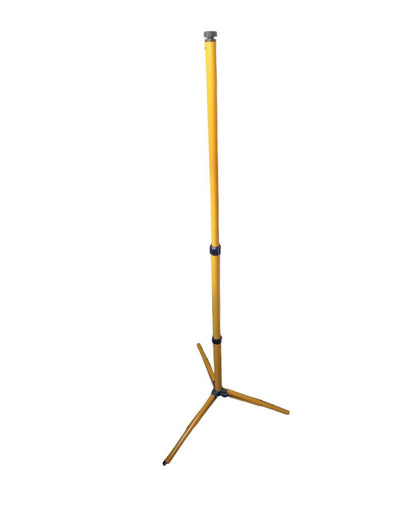 Electx Electrical Supply Flood Light Stand 2 Meter 1 Head yellow adjustable tripod with single head mount