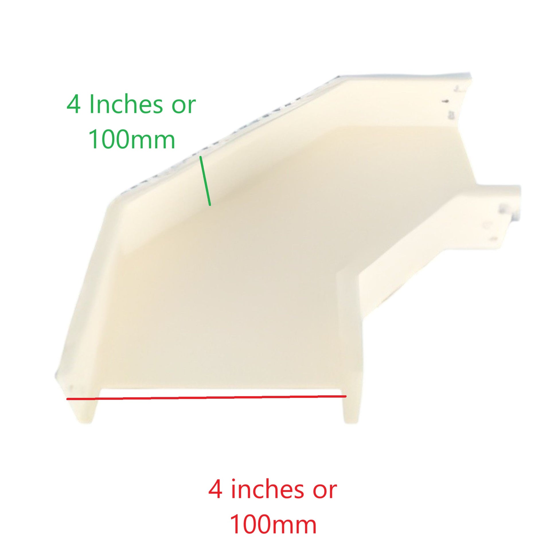 Royu Cable Tray Elbow 1.2mm 4 inches white PVC 90 degree corner for 4 inch cable management