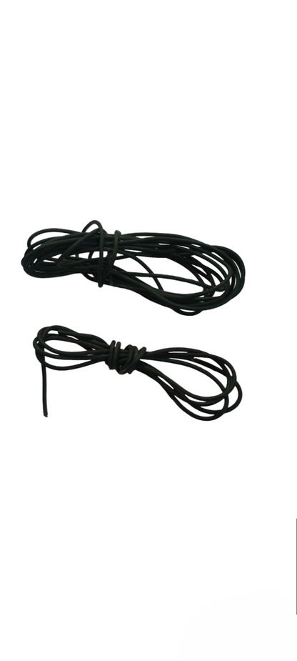Black insulated pure copper wire for DIY projects neatly coiled and ready for use