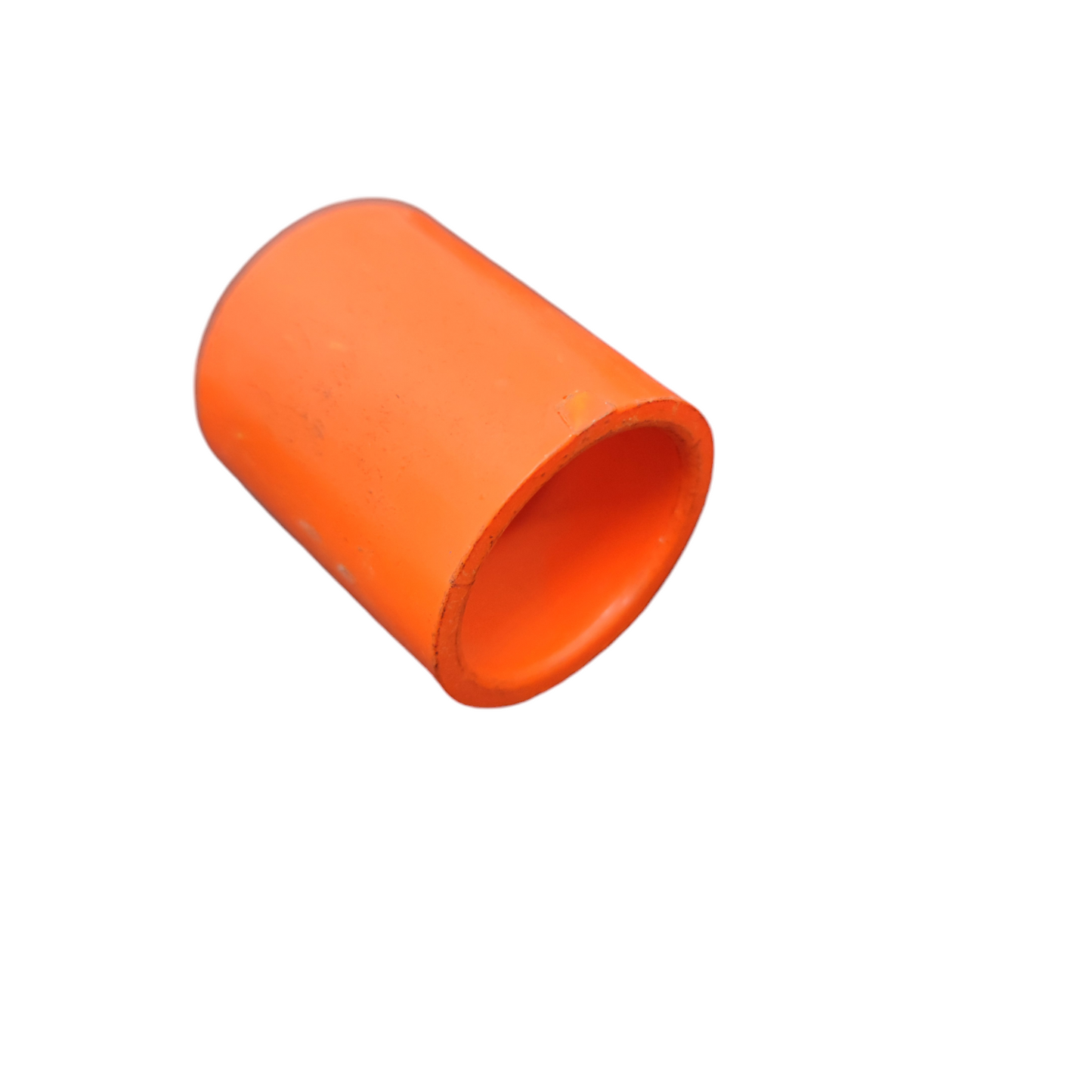 Atlanta PVC Coupling for Electrical Pipe 160mm in bright orange for secure pipe connections