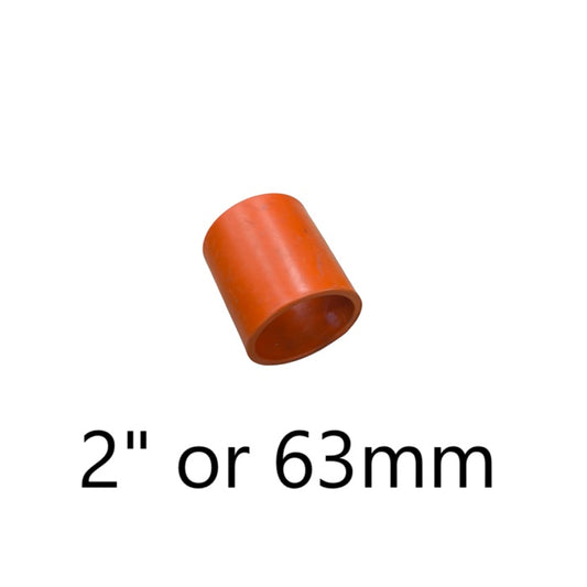 Orange PVC Coupling for Electrical Pipe 63mm by Atlanta for pipe connection