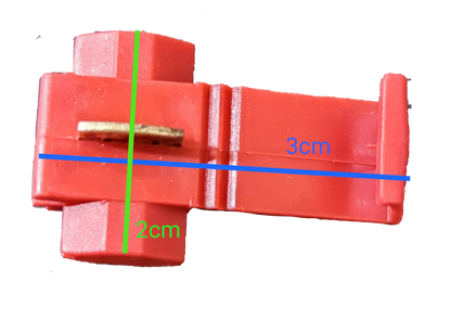 Red quick connect terminal set for efficient electrical connections and easy installation