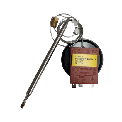 Rainbow 220V thermostat controller for water dispensers and filters with metal probe and attached wires