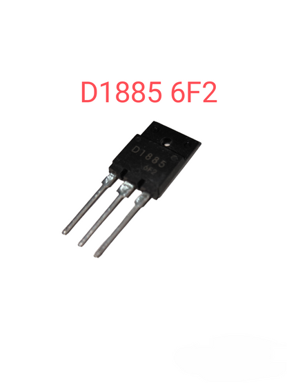 Rare electronic transistors Manila D1885 6F2 black three-pin transistor for electrical circuitry