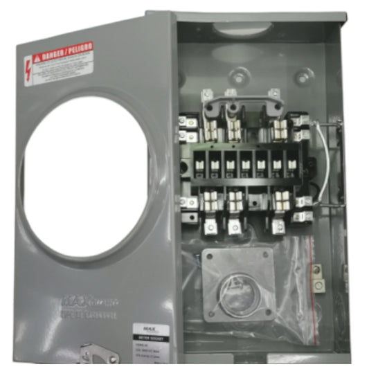Cirtech Rectangular Meter Base 13 Jaws Electrical Circuitry with Secure Connections
