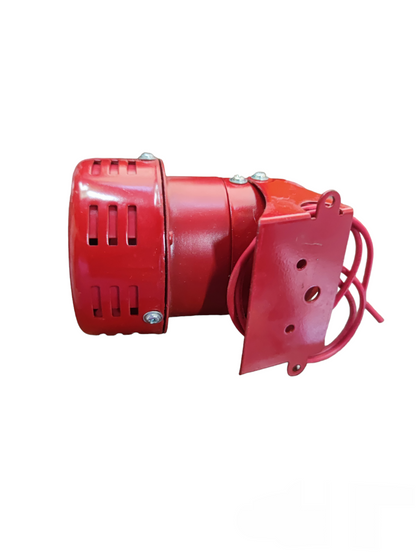 Auspicious 220V industrial siren horn in red for CCTV and security system alerts