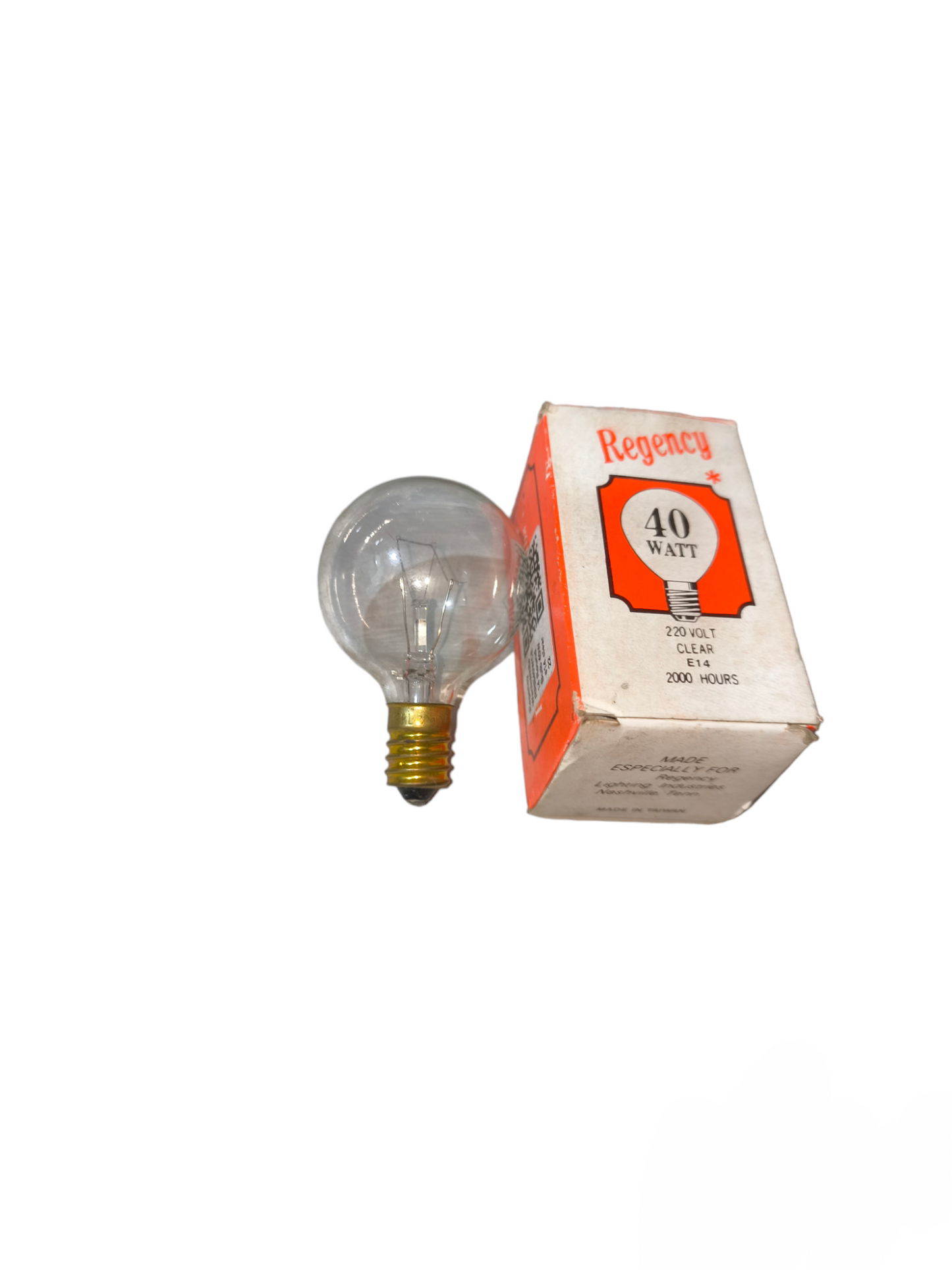 40W E14 incandescent bulb 220V with clear glass and vintage packaging from China