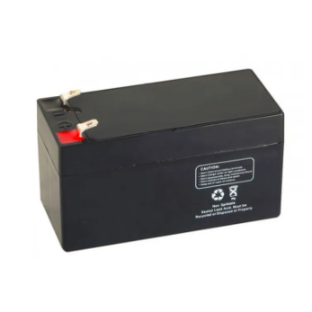 Replacement battery for UPS 12V 7AH in black with quick connector terminals for uninterrupted power supply