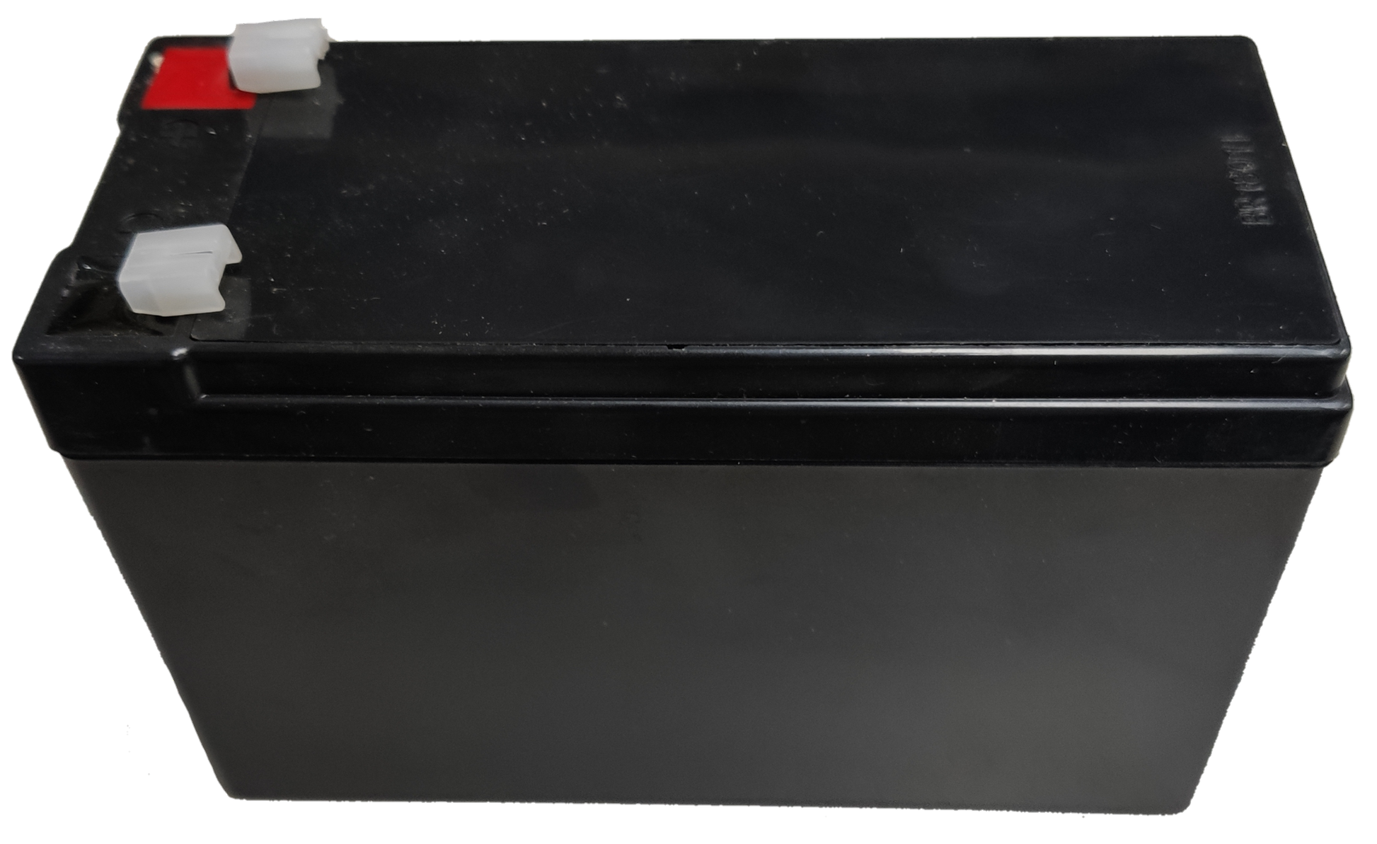 Replacement battery for UPS 12V 7AH in black, ideal for emergency power backup solutions