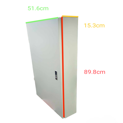 Schneider 3 pole main circuit breaker panel metal enclosure with locking door