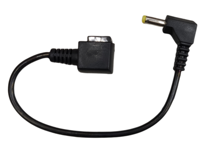 Right angle DC power cable for convenient connectivity in tight spaces