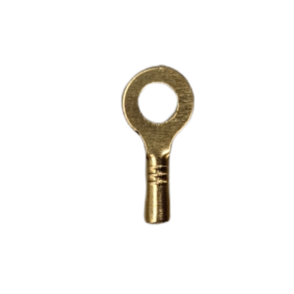 Golden Ring Terminal 5.5mm Hole size Round for secure electrical connections in various applications