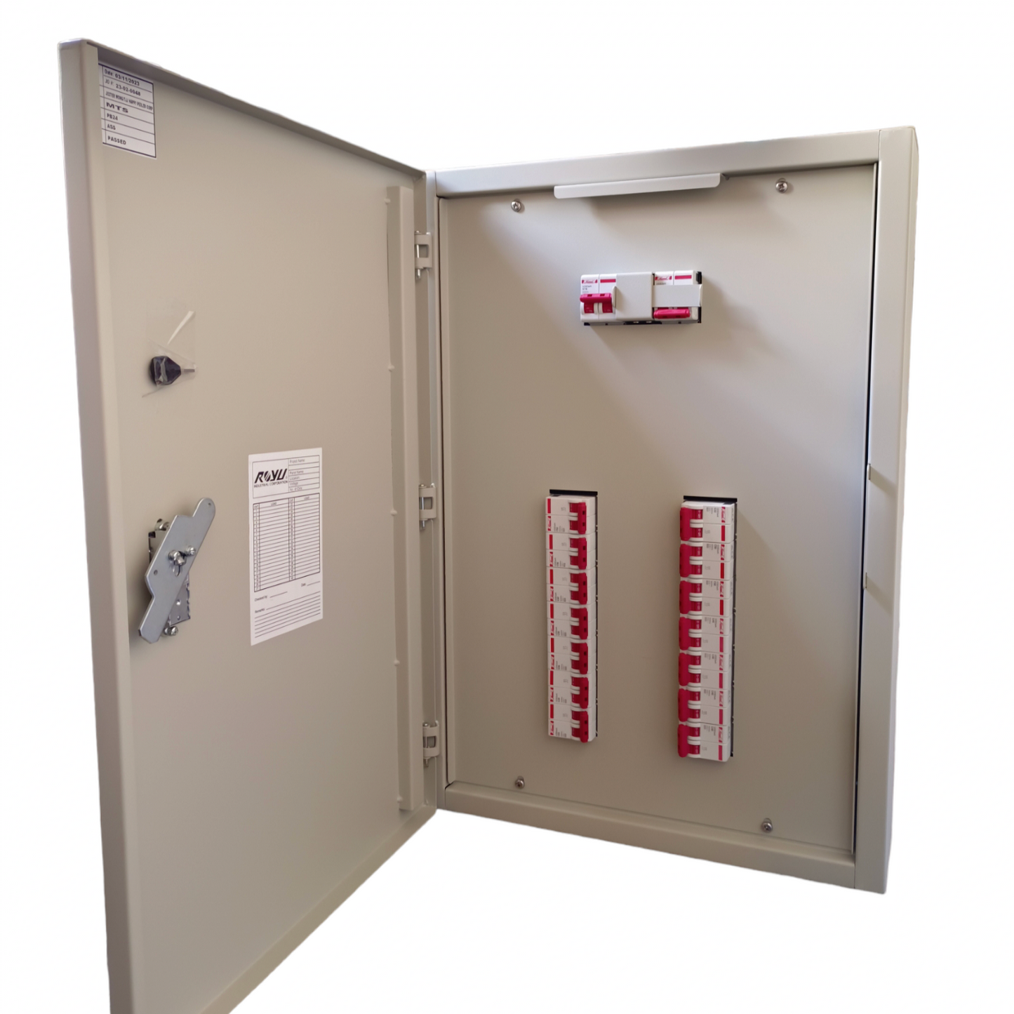 Electx Electrical Supply MTS Main 63A 2Pole with 14 Branches 2 Pole metal distribution board with breakers