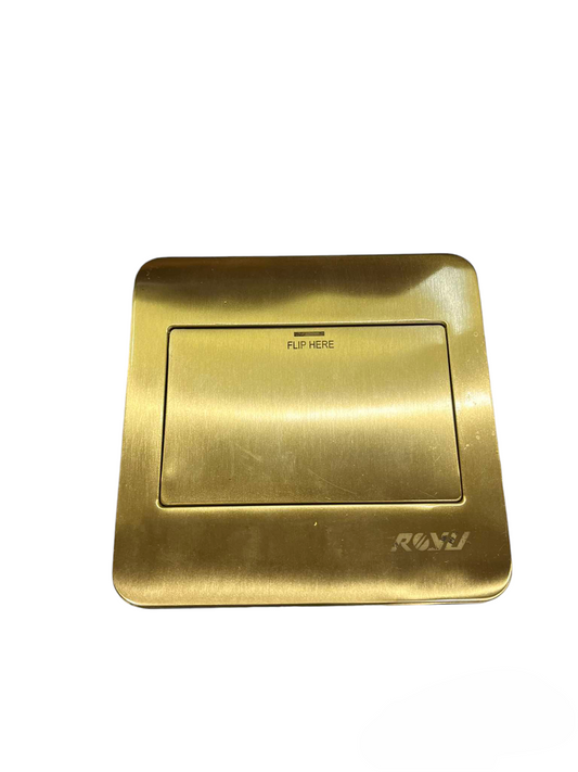 Royu brass Floor Outlet 1 Gang Telephone Outlet with flip cover for concealed wiring