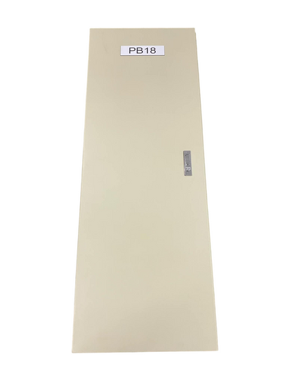 Chint 200A 2 pole main MCCB panel board beige metal enclosure with PB18 labeled door and handle
