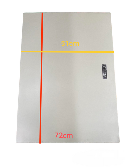 Schneider and Royu Panel Board 250A 3 Pole MCCB Main electrical enclosure with measured dimensions