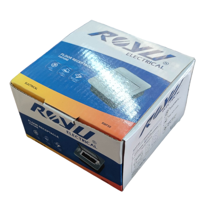 Royu Floor Outlet Fixture For RWF50 electrical power point box packaging