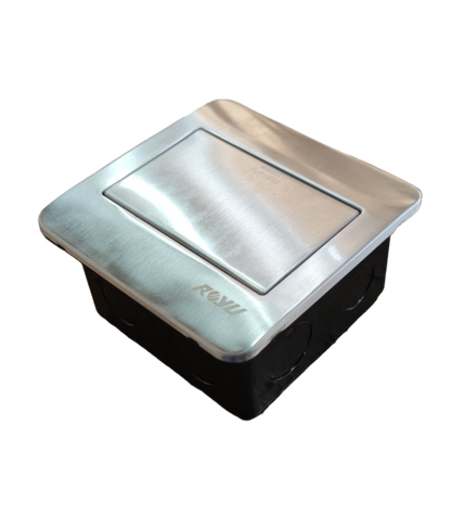 Royu stainless steel Floor Outlet Fixture For RWF50 with square design and protective cover