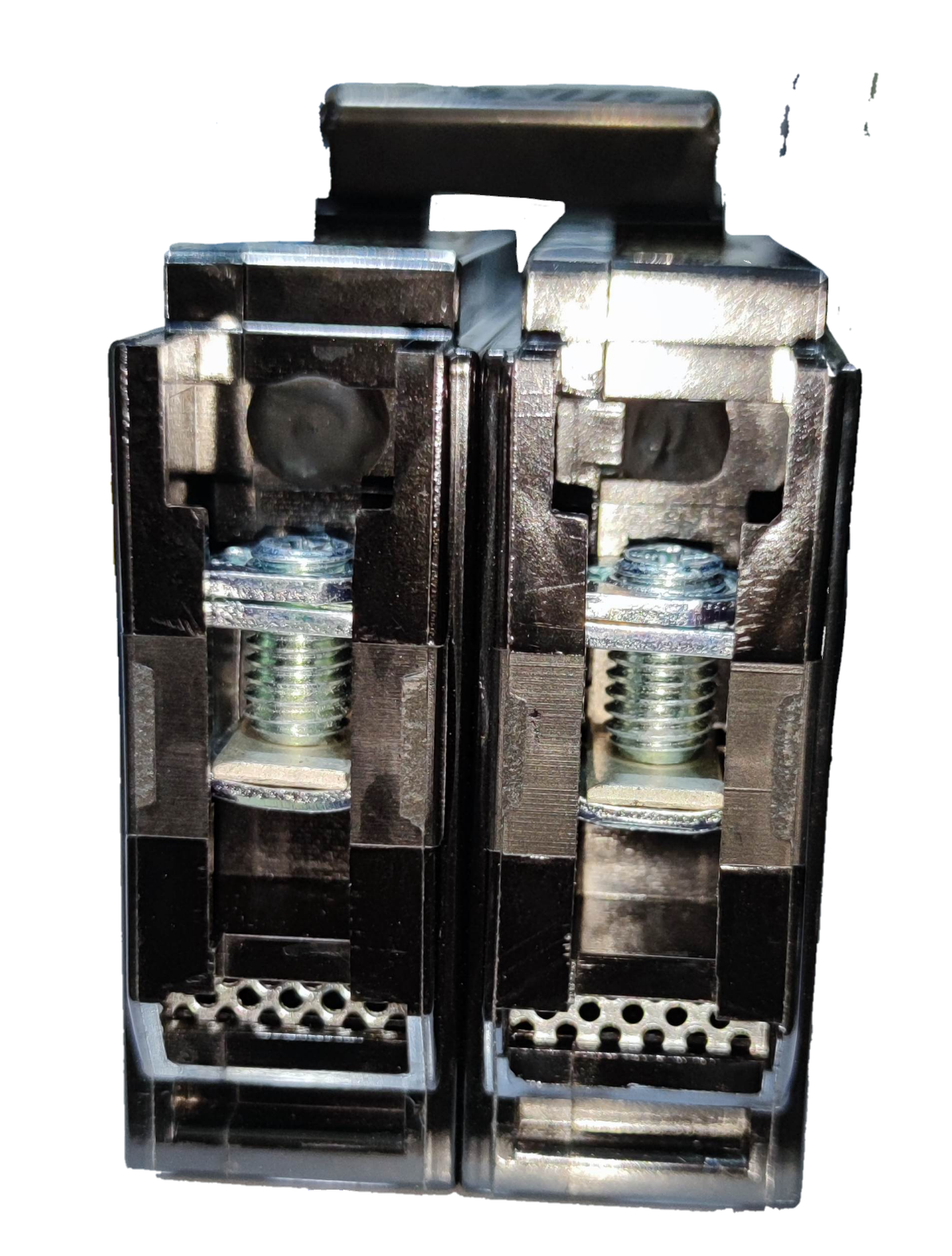 Royu 100A circuit breaker 2 pole 6KAIC 220V with clear housing for easy monitoring