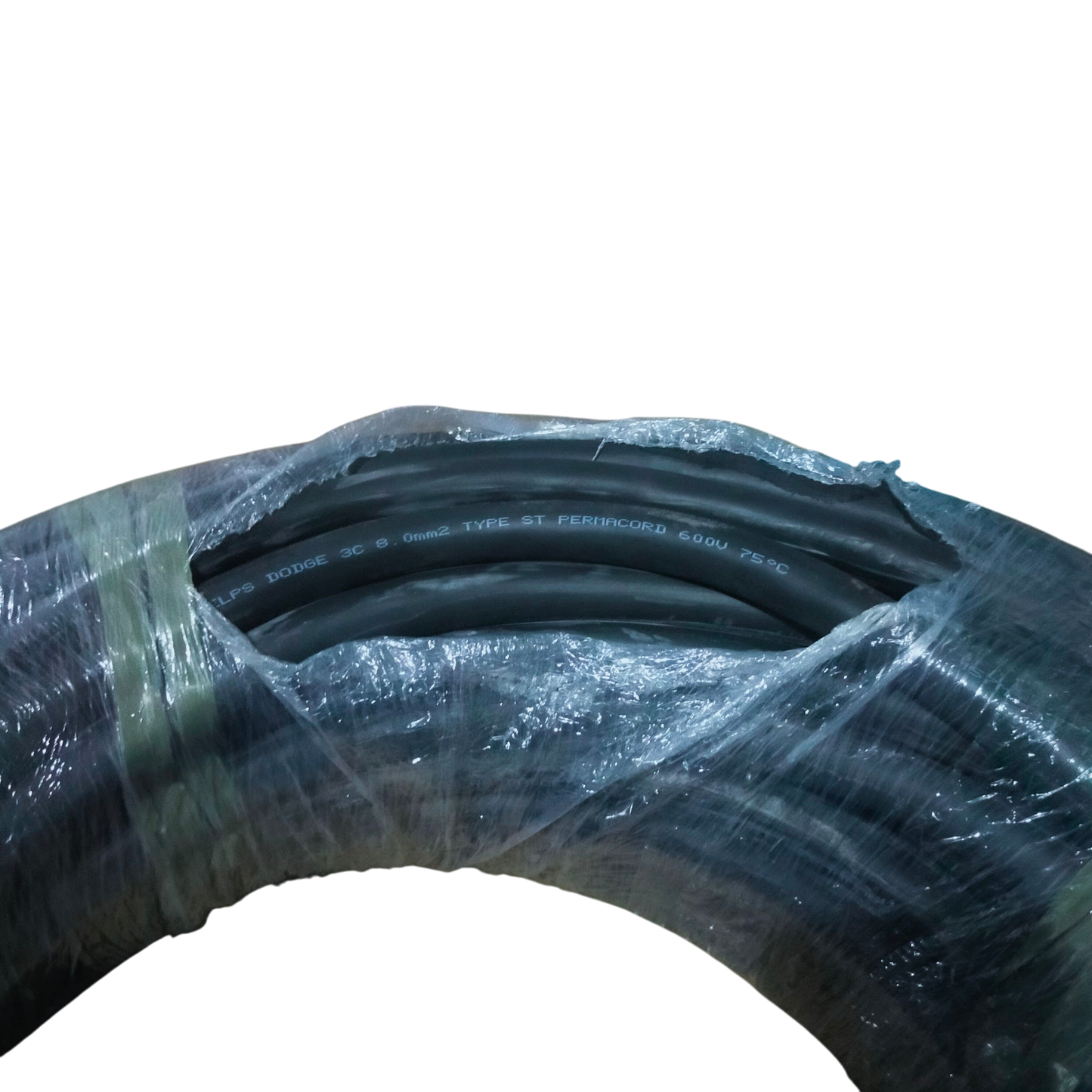 Phelps Dodge 8mm 3 core royal cord 5 meters coil wire wrapped in plastic packaging