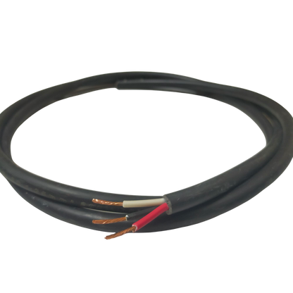 Phelps Dodge 1.25mm 3 core royal cord electrical wire with black insulation and exposed 