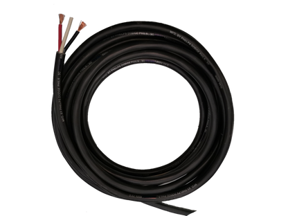Phelps Dodge 1.25mm 3 core royal cord wire with black insulation and exposed copper strands