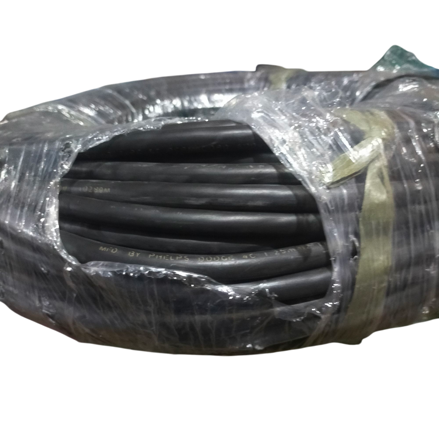 Phelps Dodge Royal Cord 4 Core AWG 16 - 15 Meters in a bundled coil for electrical wiring needs