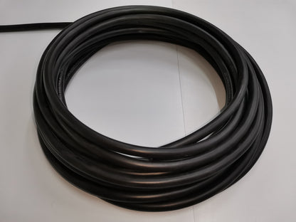 Royal Cord Cable AWG 12 2C in a coiled black wire roll for electrical connections