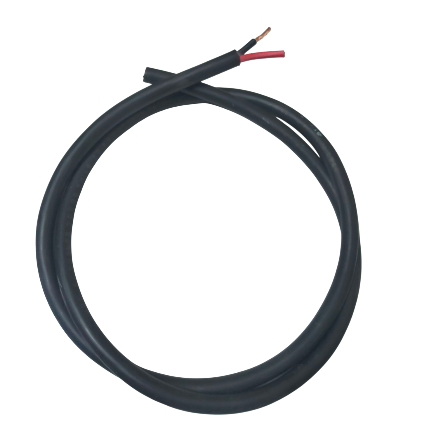 Phelps Dodge Royal Cord Cable AWG 12 2C in black with durable insulation for electrical projects