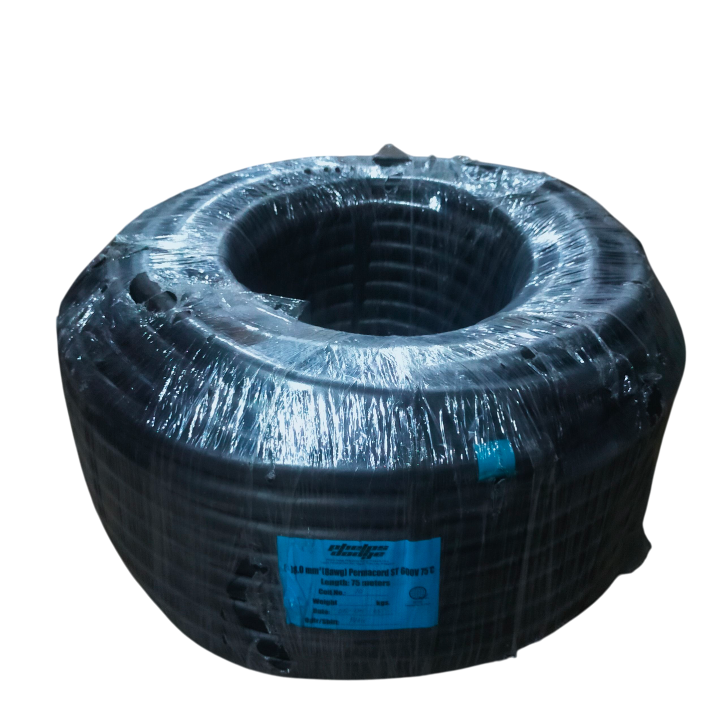 Phelps Dodge royal perma cord 8mm 2 core wire coil 
