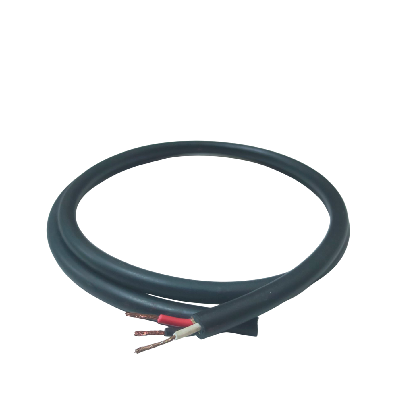 Phelps Dodge 0.75mm 3 core royal cord black wire with exposed copper strands