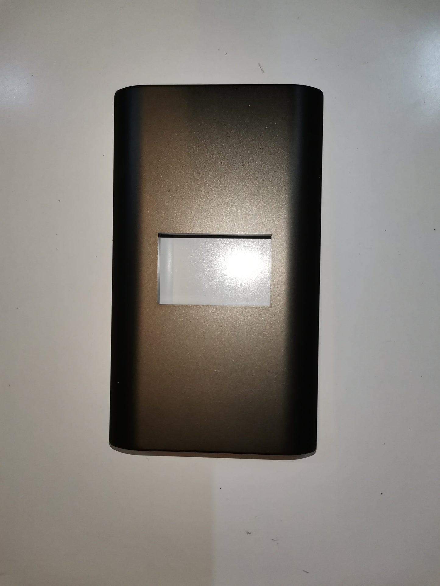 Royu 1 Gang Faceplate Dark Gray slim matte finish wall plate with rounded edges for switches