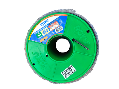 Royu 5.5mm Stranded Wire AWG 10/7 Pre Cut THHN/THWN (1 Meter) Black