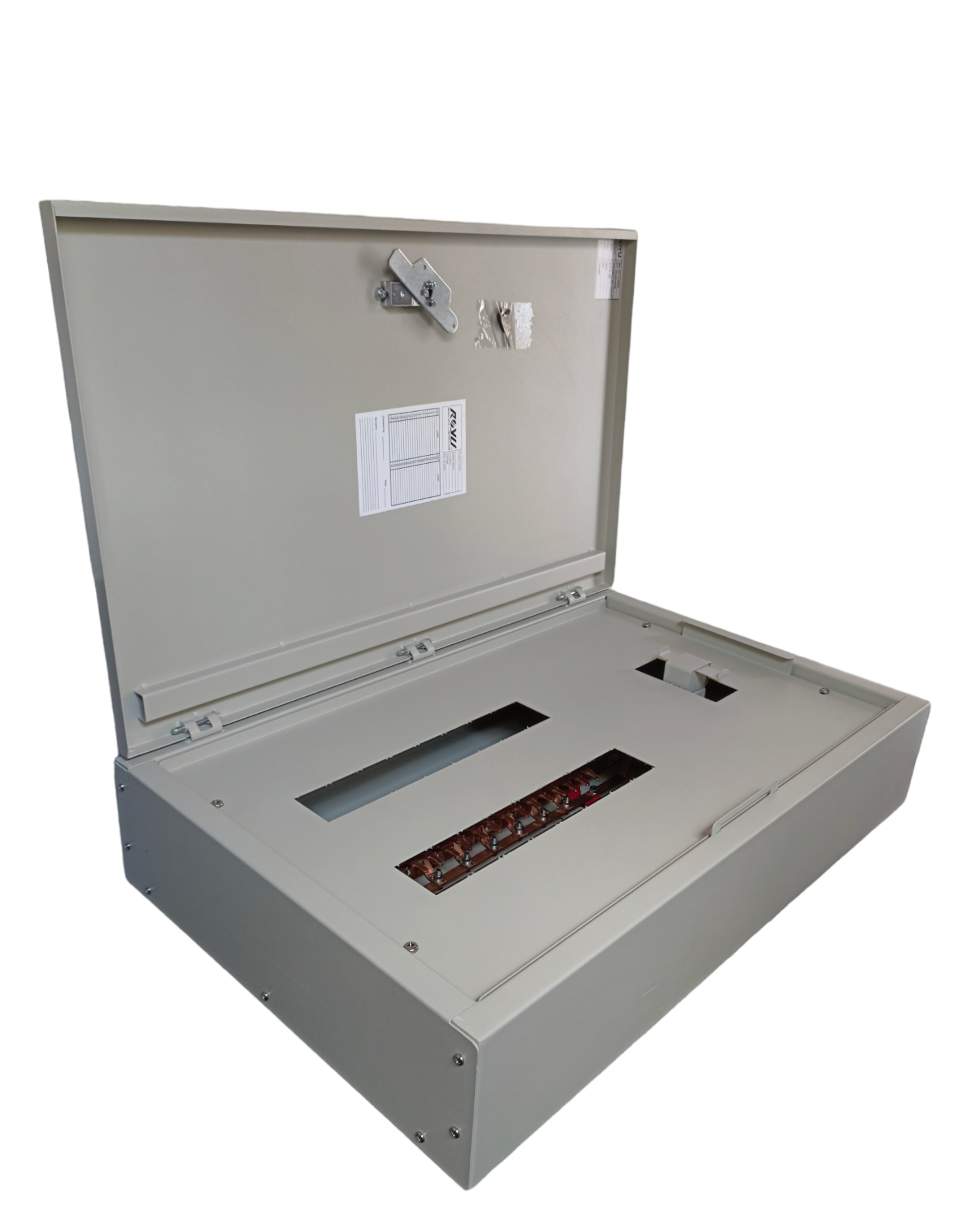 Royu 16 Branches Panel Board Only PB25 electrical circuitry box with open lid and visible compartments