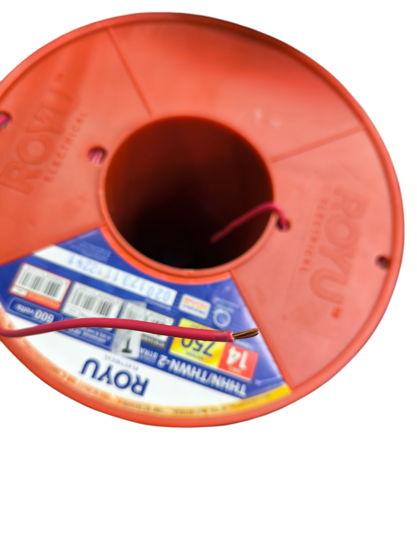 Royu 2.0mm stranded wire 100m on a spool, ideal for electrical projects and connections