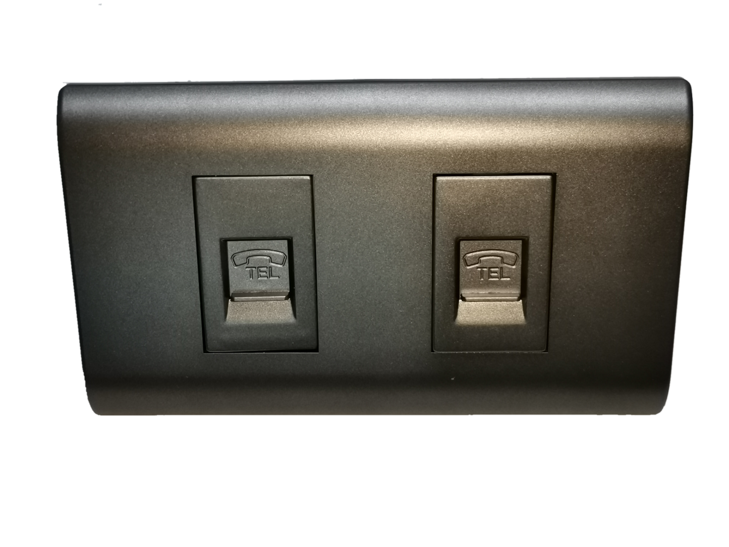 Royu 2 gang telephone outlet with two ports for easy telephone connections