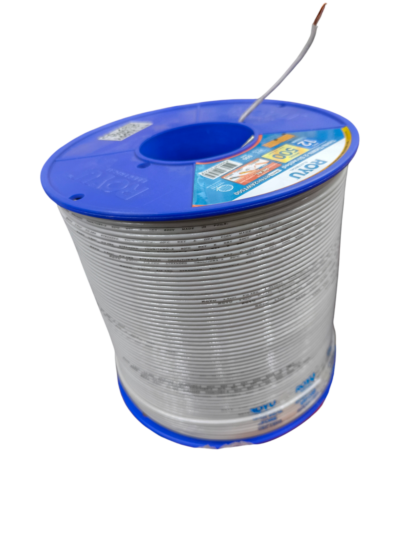 Royu 3.5mm AWG 12 stranded wire on a spool for various electrical applications
