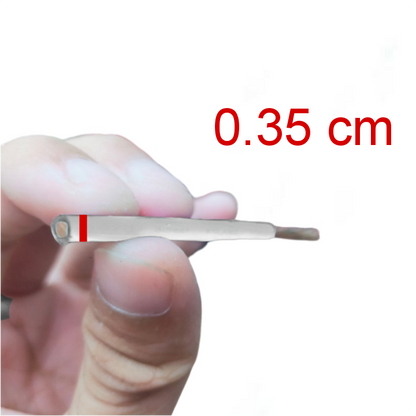 Person holding a small piece of Royu 3.5mm AWG 12 stranded wire for electrical projects